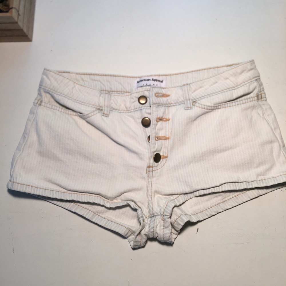 American apparel high waisted shorts